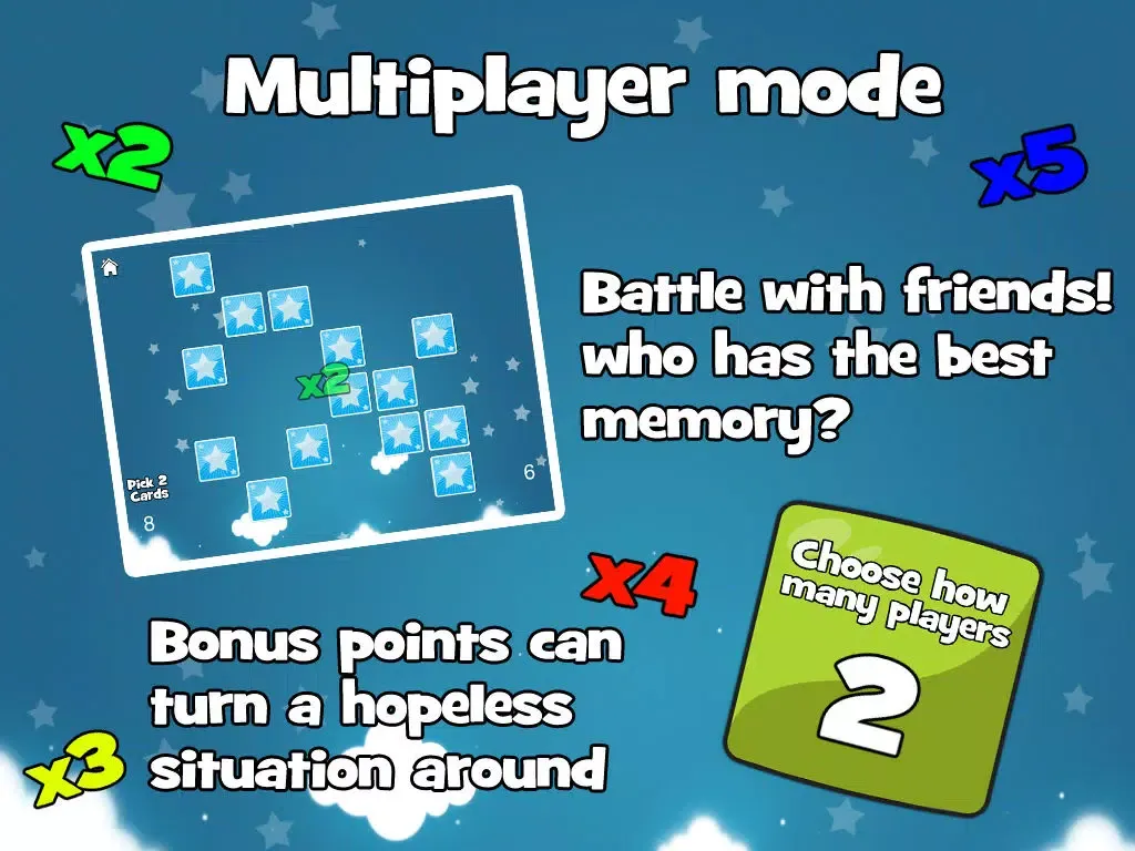 Flip Match 2 - Card Matching game for children iPad 应用截图
